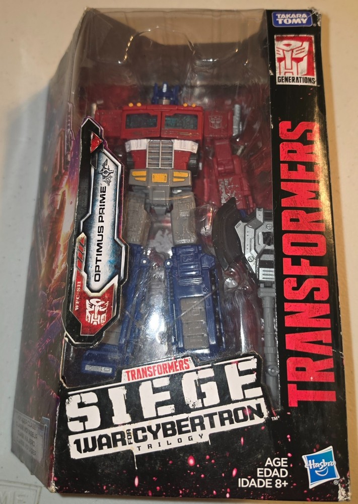 Hasbro Transformers Siege War for Cybertron Optimus Prime Voyager Class New