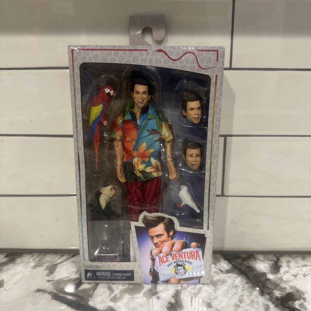 2019 NECA Ultimate Ace Ventura Pet Detective 8″ Clothed Figure Jim Carrey NEW
