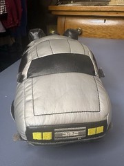 Back To the Future DeLorean Time Machine metalic PLUSH 9″ Stuffed Car Marty Doc