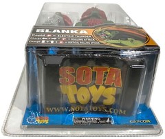 SOTA Street Fighter Round 2 Blanka GameStop Dark Green/Red Hair Variant NEW Rare