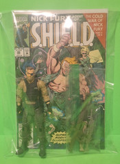 Marvel Legends NICK FURY CAMO *CUSTOM*+ COMIC NICK FURY AGENT of SHIELD # 40