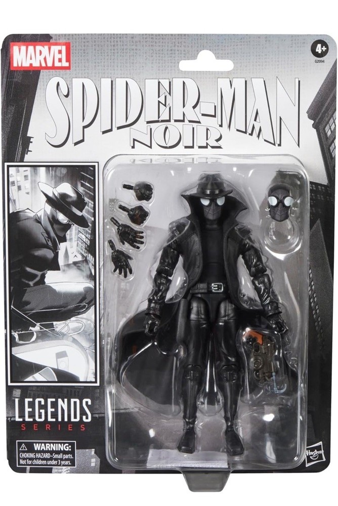 Spider-Man Noir Marvel Legends Retro Cardback NEW 6-Inch Action Figure PreOrder