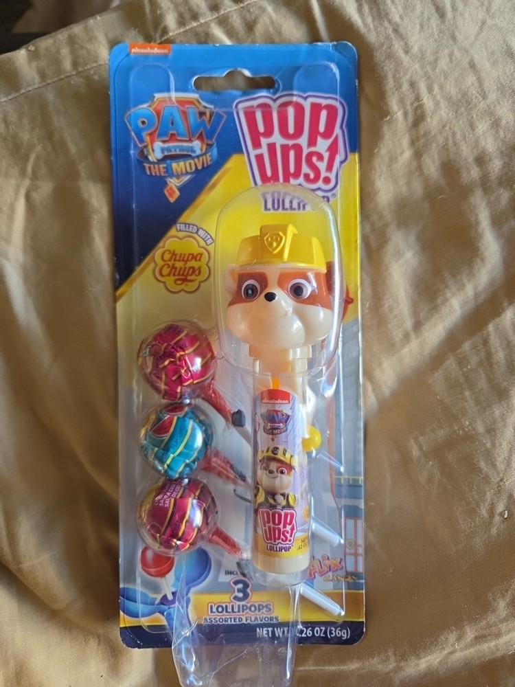 Paw Patrol Collectible Pop-up Lollipop. Not For Consumption! 4 Years Old.