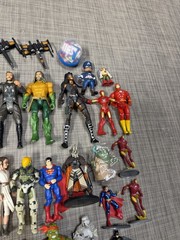 Super Hero Mixed Mega Action Figure Lot Of Many, Batman, Marvel DC