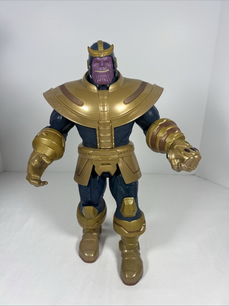 Marvel Avengers Thanos Talking/ Lights & Action Figure 14″ Disney Store Figurine