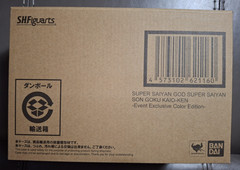 SH Figuarts Dragonball Z Super Saiyan God Son Goku Kaio-Ken Event Exclusive Edit