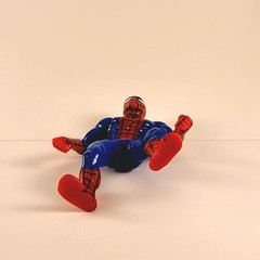 Marvel Spiderman 3.5 in Action Figure 1995 Vintage Marvel Comics Tight Joints