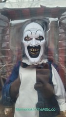 Mezco Designer Series Terrifier Art The Clown 18″ Roto Jumbo Plush Doll Horror