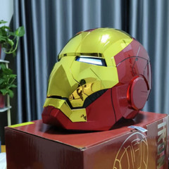 Autoking Iron Man Helmet MK5 1/1 Voice-controlled Mask Transform Cosplay Props