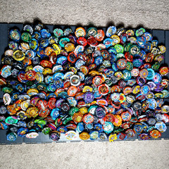Beyblade Burst Metal LOT OF 10 Random Takara Tomy Hasbro + Rip Launcher -Genuine