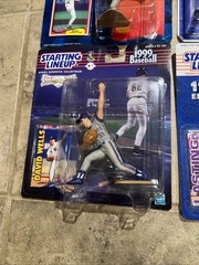 Lot of 4 MLB Starting Lineup 1990-1999 Fred McGriff Wells Abbott Langston