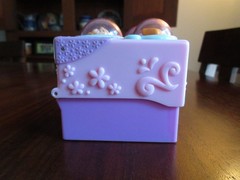 LITTLEST PET SHOP TEENIEST TINIEST PUPPIES DOGS POP OPEN MINI COMPACT PLAYSET