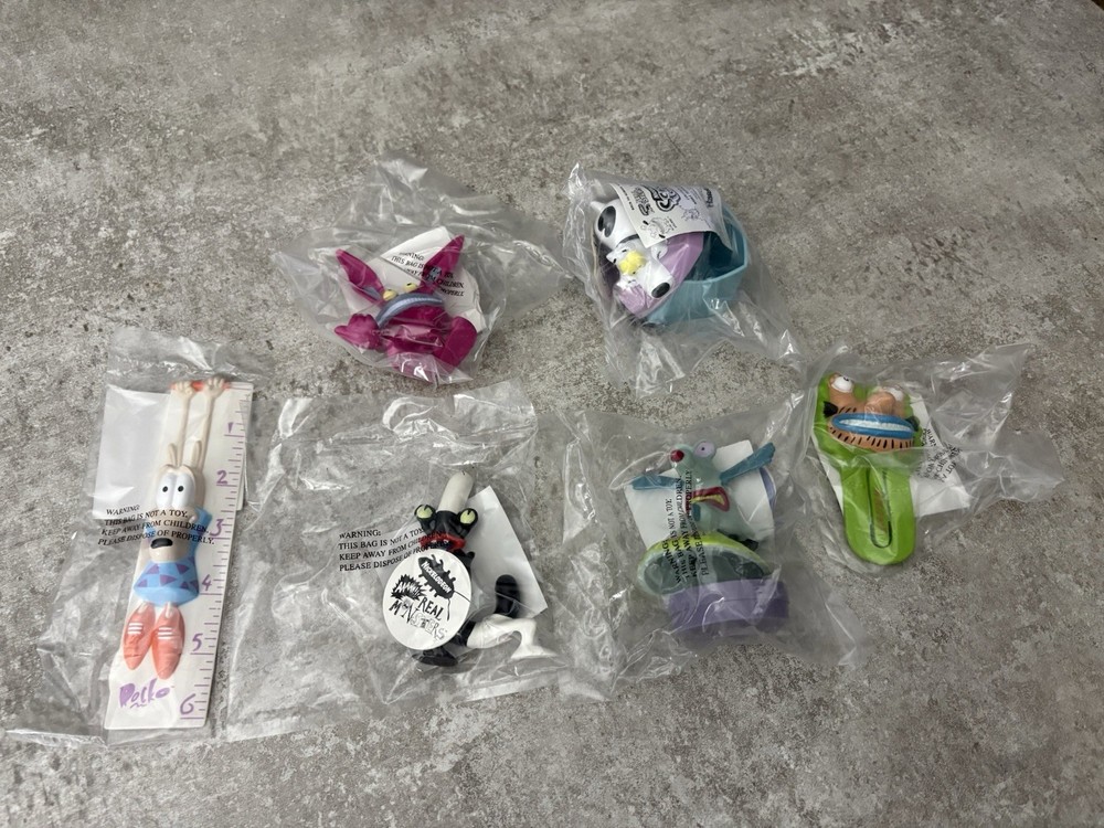 Complete Set Of Hardee’s Nickelodeon School Tools Real Monsters