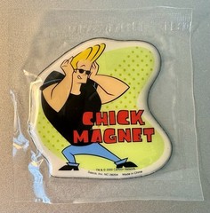 Johnny Bravo “chick Magnet” New Sealed Puffy Magnet Pop-Tarts Prize 2000 Y2K