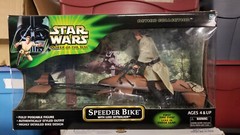 Star Wars Hasbro Luke Skywalker 12″ Speeder Bike Power Jedi 1/6th Endor Empire