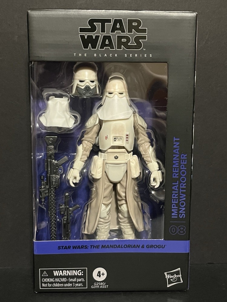 STAR WARS BLACK SERIES IMPERIAL REMNANT SNOWTROOPER MANDALORIAN & GROGU #08. WOW
