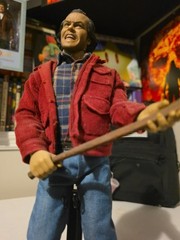 Custom 1/6 Scale Jack Torrence .the Shining. W/Custom Stand.real Metal Axe. Etc