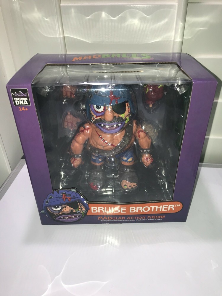 MADBALLS Premium DNA wave 1 BRUISE BROTHER 6″ Action Figure