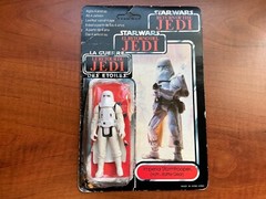 Star Wars 1983 Vintage Palitoy Tri-Logo Snowtrooper w/ Trilogo Cardback