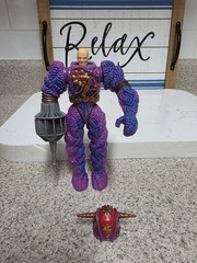 Hasbro Inhumanoids Auger Action Figure 1986 Vintage, Complete with Helmet