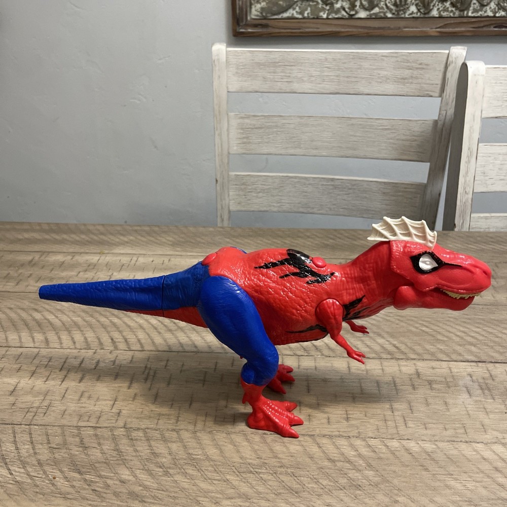 Marvel Spiderman Web Chompin Spider Rex T-Rex Dino 2022 Works Sounds
