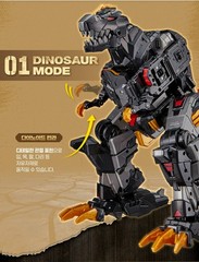 Miniforce Dinoid Warrior Rex Kaiser Black Edition Limited Transformer Dino Robot
