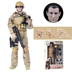 12 inch Military Soldiers Realistic Special Forces Army Man Action Figures Pl…