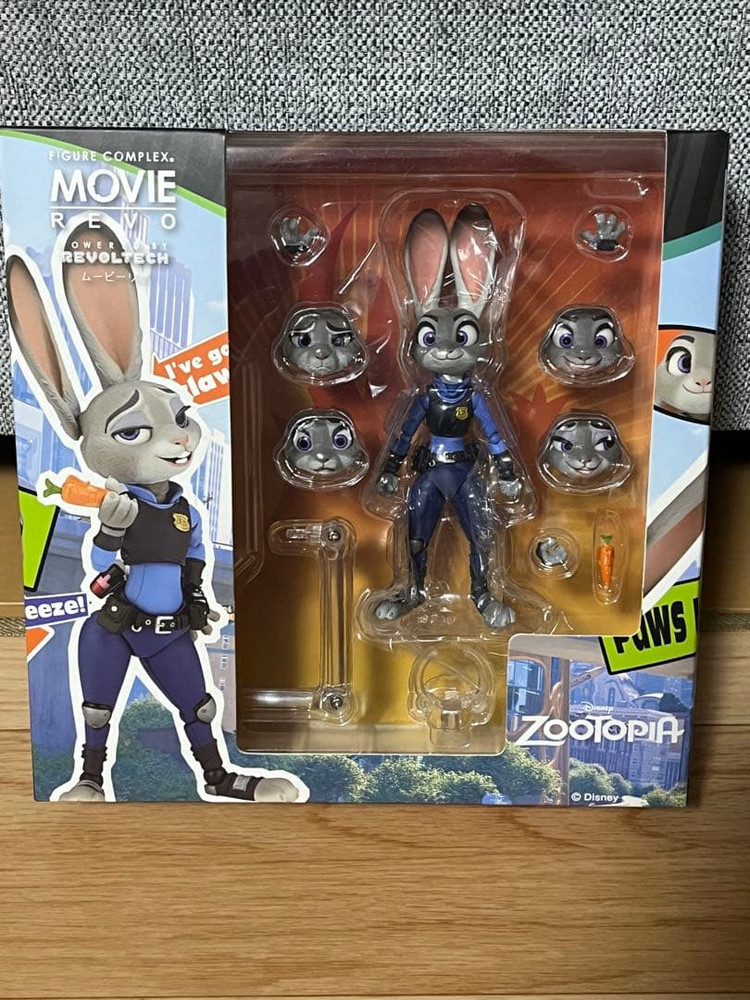 Judy Hopps Figure Revo Series 008 Zootopia Revoltech KAIYODO Articulated Japan