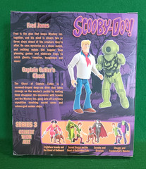 Scooby Doo WB Character 5″ Series 3 Fred and Captain Cutler’s Ghost, RARE, NIB!!