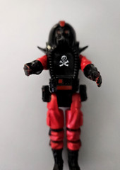 Red Wolf Roboskull Driver Action Figure Vintage / Palitoy Action Force 1983