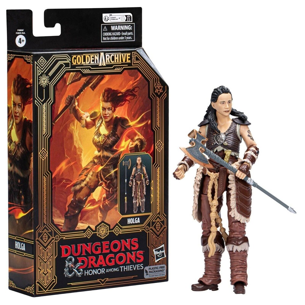 HASBRO DUNGEONS & DRAGONS HONOR AMONG THIEVES GOLDEN ARCHIVE HOLGA 6″ FIGURE