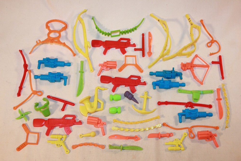 Stone Protectors Action Figure Lot Accessories Weapons Parts Ace Novelty 1992