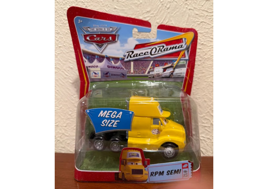 Disney Pixar World of Cars RPM Semi Race O Rama Deluxe Mega Size #12