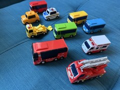 The Tayo Little Bus & Friends Lot Of 10 Toy Car Bus Fire Truck Taxi Tow Truck