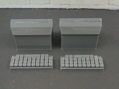 Custom 1:12 Scale Mission Control Room 4pc Radar Monitor Diorama Prop Set TYPE1
