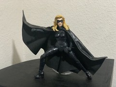 Custom DC Comics Batman Robin Batgirl Leather Wired Cape Mcfarlane Not FIGURE