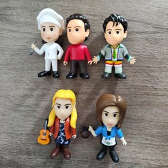 Lot of 5pcs Friends TV Series SMOLS Joey Monica Rachel Phoebe Ross Figure Doll