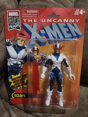 The Uncanny X-Men Cyclops Action Figure Retro Collection Marvel 80 Years Hasbro