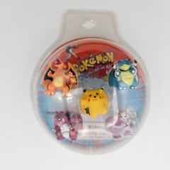Nintendo 2000 Pokemon Rings Pikachu Charizard Blastoise Nidoking Mewtwo VTG NOS