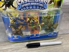 Skylanders Spyro’s Adventure Drobot Flameslinger Stump Smash Figures New Sealed