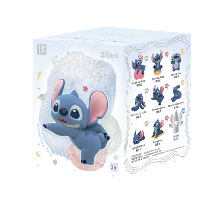 💡 TOPTOY x Disney Stitch Energy Yoga Series One Random Blind Box