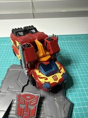 Transformers Titanium Rodimus Prime Complete w/ Stand, Gun 2007