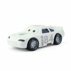 Disney Pixar Cars White No.84 Apple Mack Truck & Car 1:55 Diecast Car Toys Loose