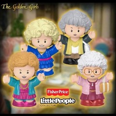 Fisher Price Little People Collector THE GOLDEN GIRLS 4 Figure Gift Set – GWR84