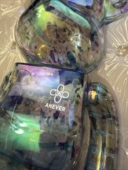 Medicom BE@RBRICK x Anever 3rd Version clear blue 400% and 100% set Bearbrick