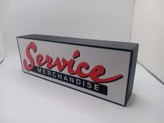 Retro Service Merchandise logo Light Box sign 10″ lightbox sign retro logo