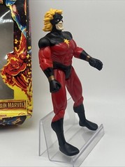 1997 Marvel Universe Toy Biz Captain Marvel 10″ Action Figure w/Box