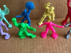 RARE Marvel Superhero Hard Plastic 3″ ACTIVATED Knockoff Action Figures (11)