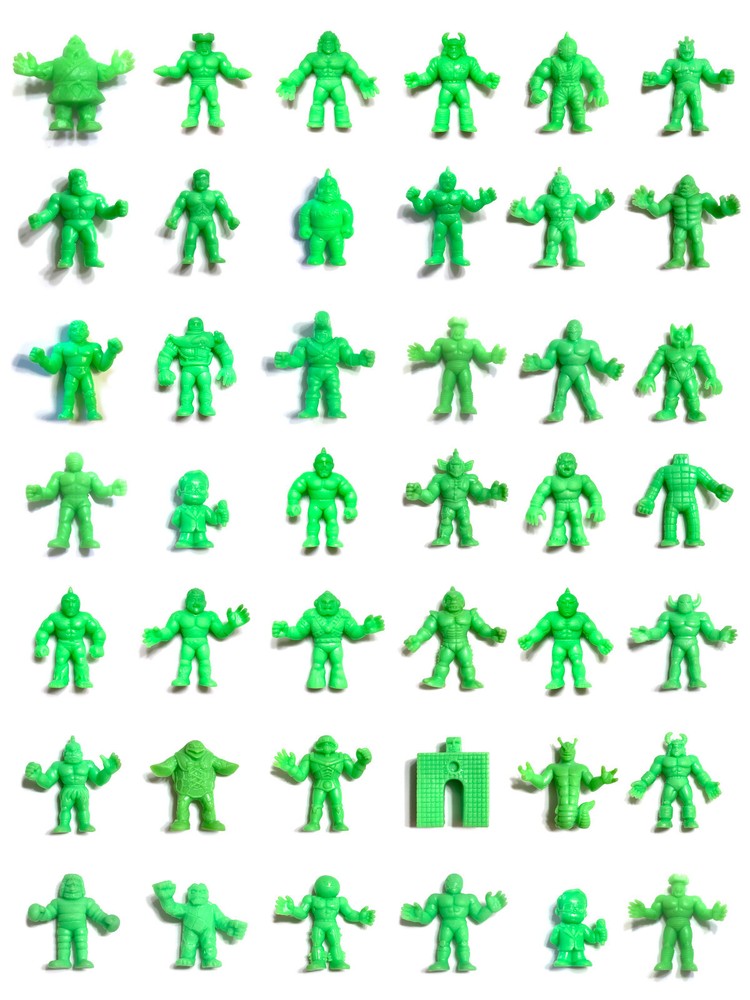 MUSCLE Men Green CHOOSE: Vintage 1980’s Mattel M.U.S.C.L.E. Kinnikuman Figures