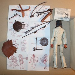 VTG GERONIMO ACTION FIGURE FORT APACHE W/ BOX & COMPLETE ACCESSORIES #1863 Marx